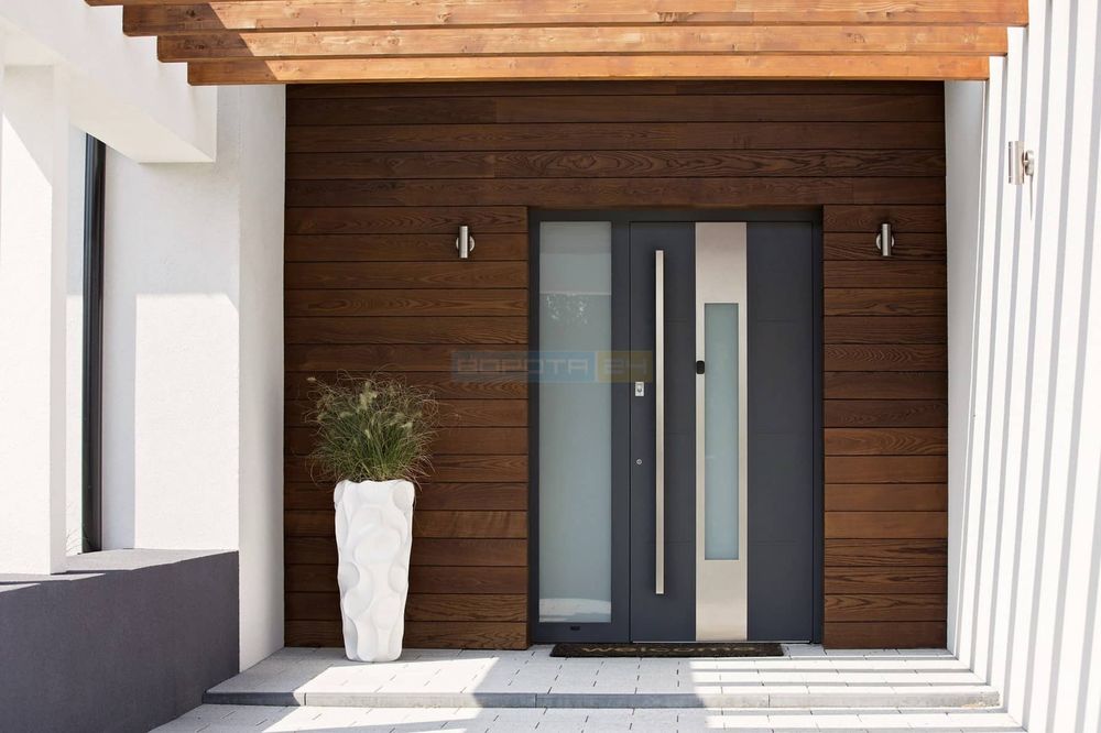Входные наружные двери алюминиевые для дома WISNIOWSKI CREO 319, 1300, 2300, CREO, WISNIOWSKI