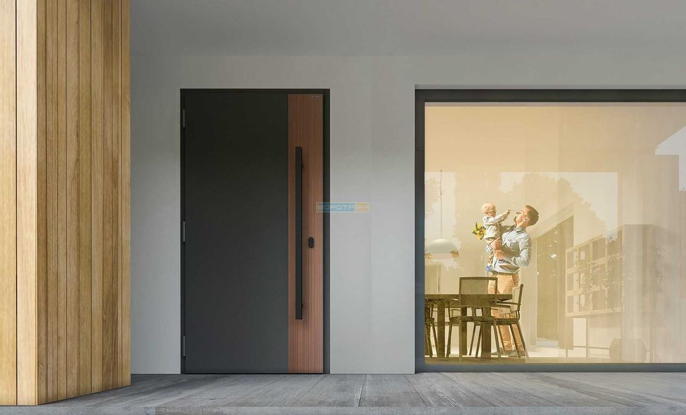 Входные наружные двери алюминиевые для дома WISNIOWSKI CREO 360, 1300, 2300, CREO, WISNIOWSKI
