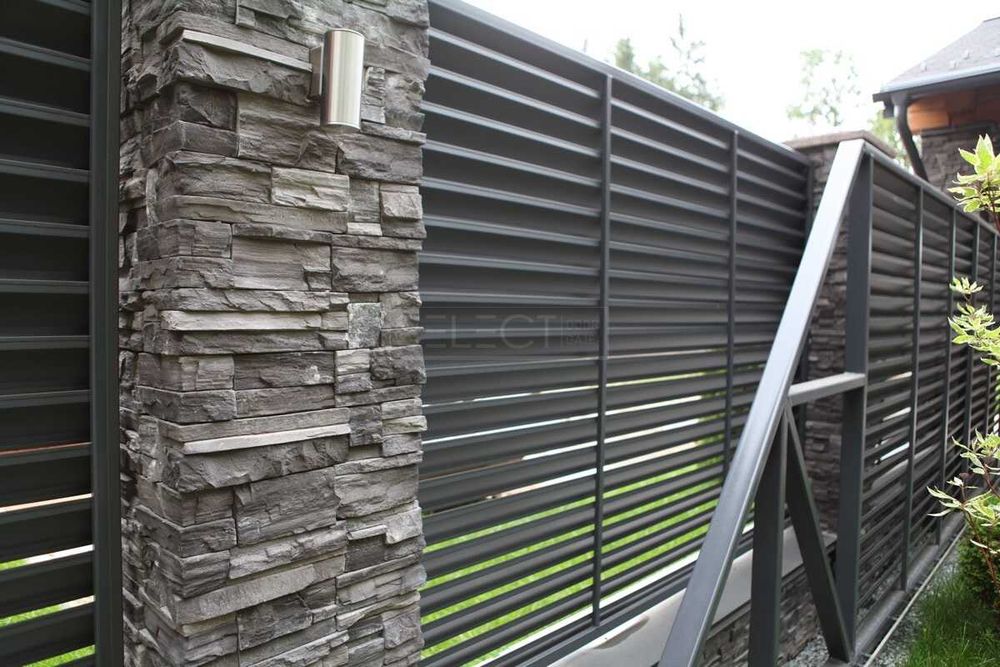 Огорожі Select - металеві паркани серії Jaluzi, розмір 1500х2000 мм, 1500, 2000, SELECT JALUZI, SELECT