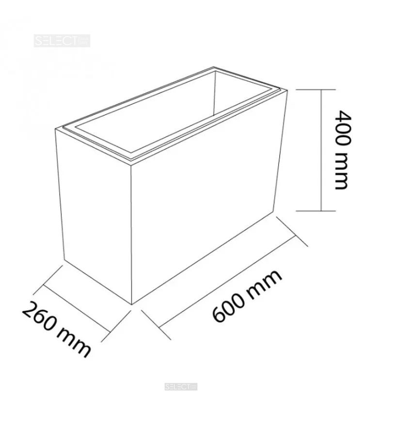 Блок для паркану декоративний SELECT archiBeton 600х400х260  , 600x400х260