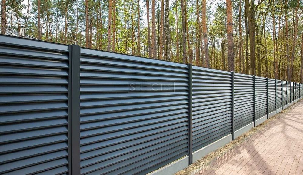 Огорожі Select - металеві паркани серії Jaluzi, розмір 2500х2500 мм, 2500, 2500, SELECT JALUZI, SELECT