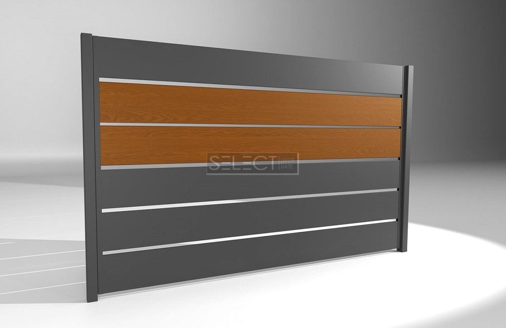 ОГОРОЖІ SELECT - металеві паркани серії PLUS LINE, розмір 2000х1000 мм, 2000, 1000, SELECT PLUS LINE, SELECT