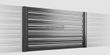 ОГОРОЖІ SELECT - металеві паркани серії DECO LINE, розмір 2000х2000 мм