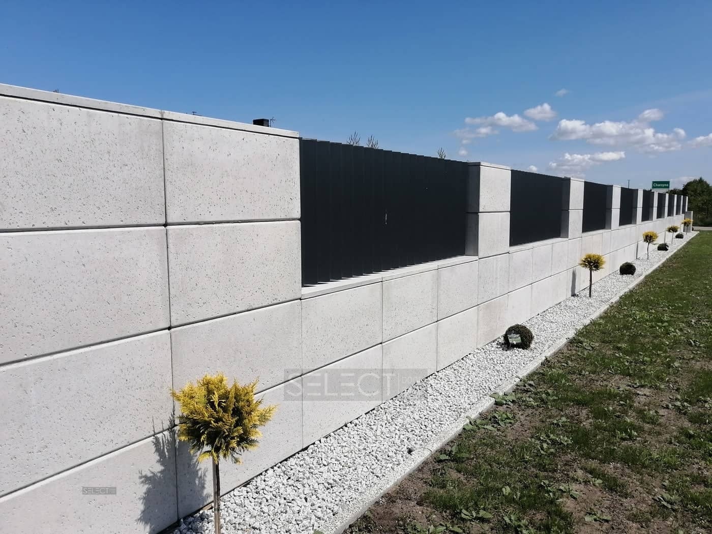 Український виробник блоків для паркану - завод селект - дизайнерські архітектурні огорожі з бетону 